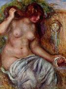 Pierre-Auguste Renoir Woman At The Well, France oil painting artist
